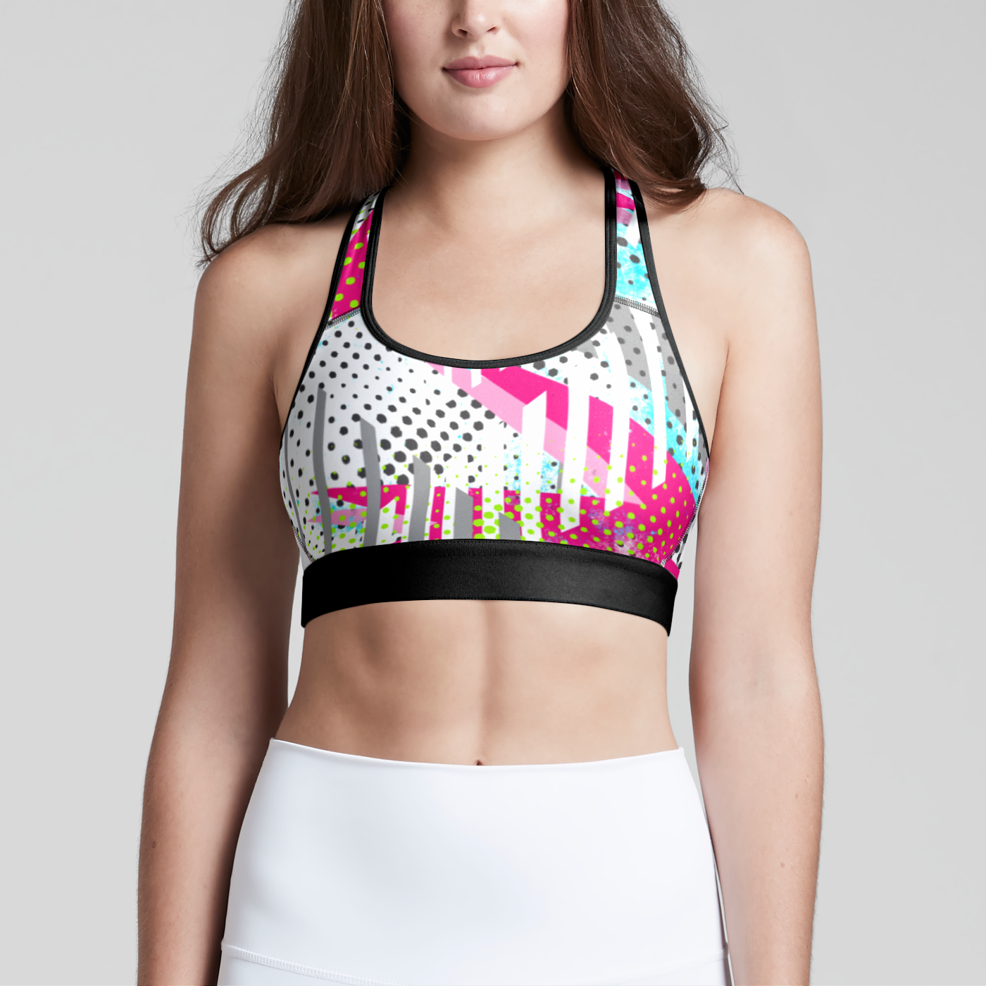 Retro Sports Bra Womens Eco Sports Bra