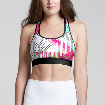 Retro Sports Bra Womens Eco Sports Bra